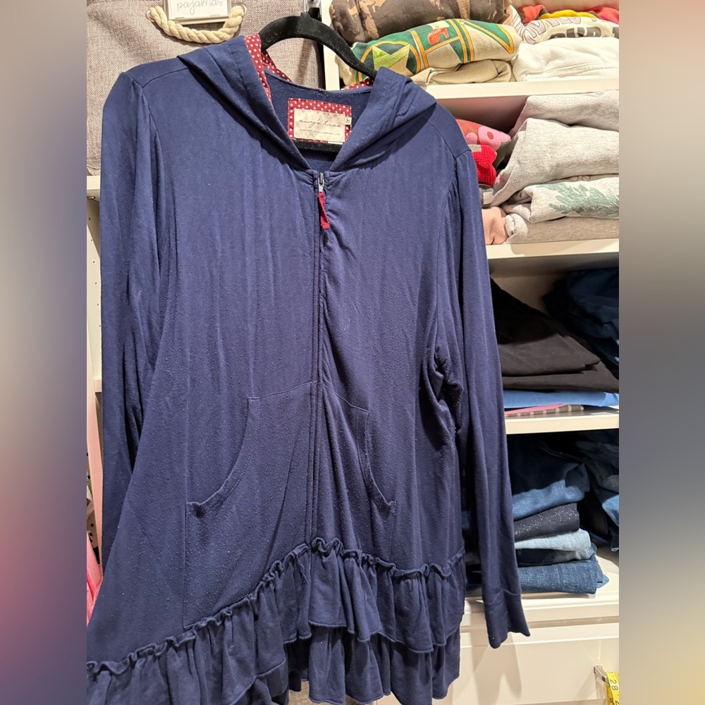 Evy's Tree Deep Blue Hooded Jacket